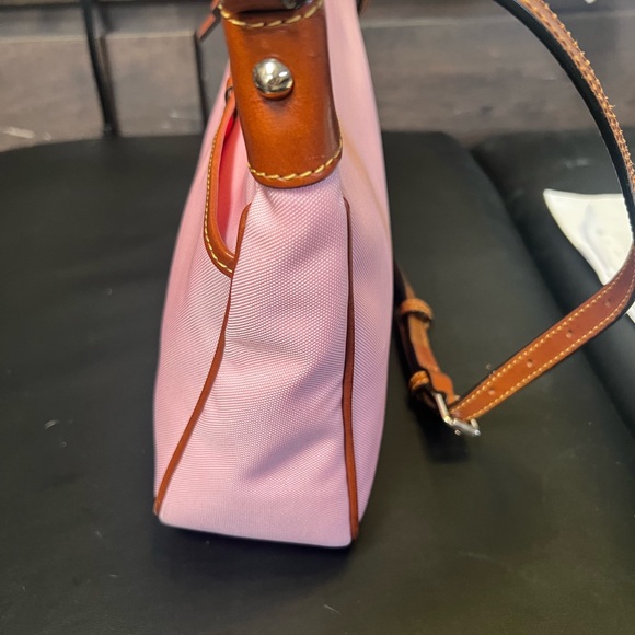 Dooney & Bourke Pink Nylon & Leather Patch Pocket Crossbody Bag - Picture 14 of 16